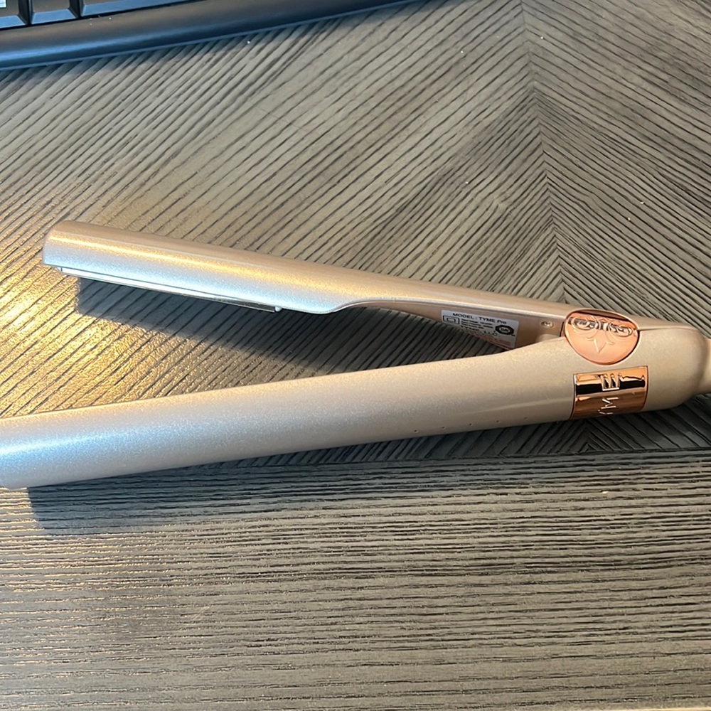 Rose Gold Ceramic Hair Straightener Flat Iron for Women